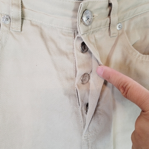 A.P.C. PETIT STANDARD STRAIGHT LEG KHAKI JEANS, SZ 29 - Picture 6 of 9